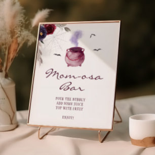 Poster Un Bébé Brûle Le Bar Momosa Halloween