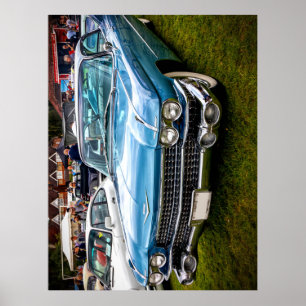 Poster Un bleu 1959 Cadillac Eldorado Biarritz
