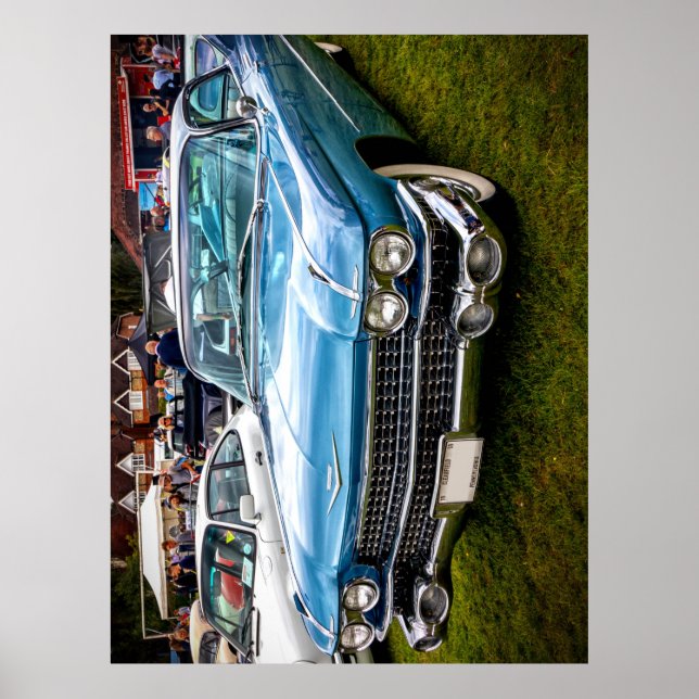 Poster Un bleu 1959 Cadillac Eldorado Biarritz (Devant)