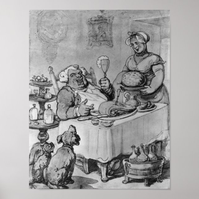 Poster Un Bon Repas, (Devant)