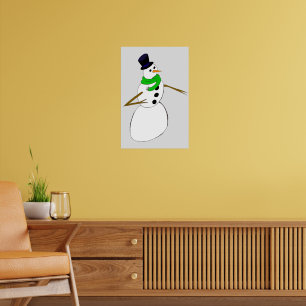 Poster un bonhomme de neige