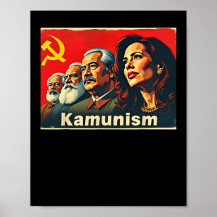 Poster Un camarade du Kamunisme génial La Harris 2024