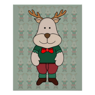 Poster Un cerf mignon