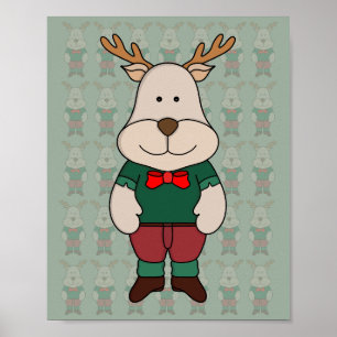 Poster Un cerf mignon