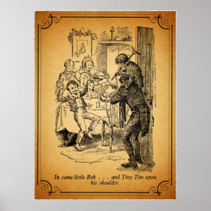 Poster Un chant de Noël : Petit Bob et Tim minuscule