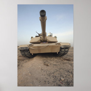 Poster Un char de combat principal M-1A1