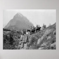 Un cheval de montagne et amérindien à Cliff