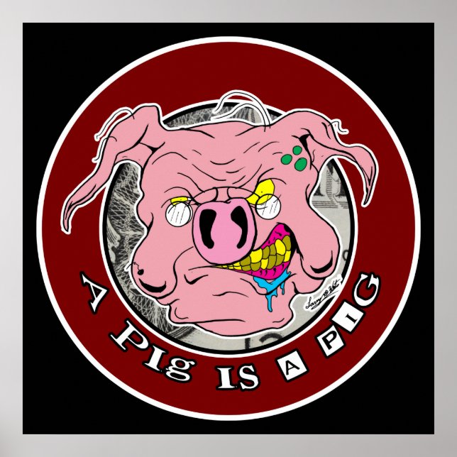 Poster Un cochon est un cochon ! (Devant)