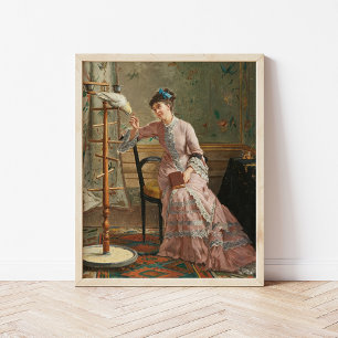 Poster Un Cockatoo   Gustave Léonard de Jonghe