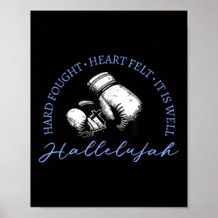 Poster Un Coeur Dur Combattu Sent Que C'Est Bien Halleluj