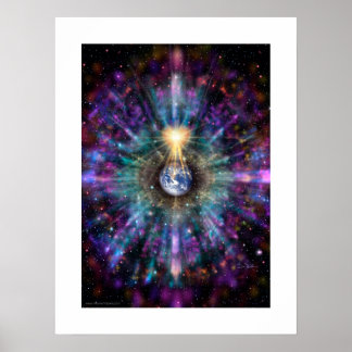 Poster Un coeur Terre Un