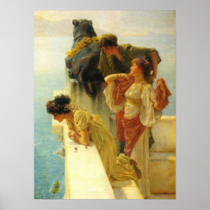 Poster Un coin de choix par Sir Lawrence Alma-Tadema