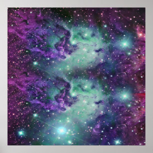 Poster Un Cool branché Sparkly New Nebula Design