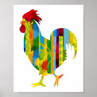 Un coq coloré