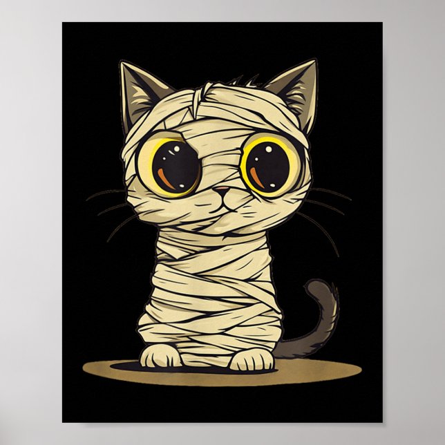 Poster Un Costume De Chat Éffrayant Et Adorable Pour Les  (Devant)