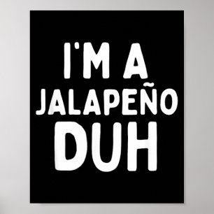 Poster Un costume d'Halloween de jalapeno Duh Enfants Tou