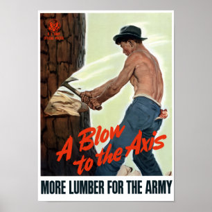 Poster Un Coup Sur L'Axe — 2ÈME GUERRE MONDIALE