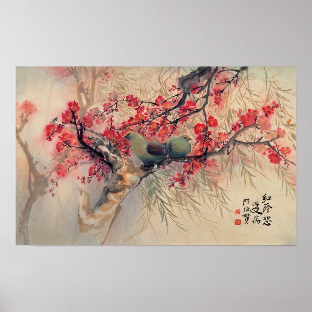 Poster Un couple au printemps (Devant)