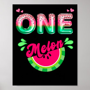 Poster Un Dans Un Melon Mère Maîtrise Anniversaire Groupe
