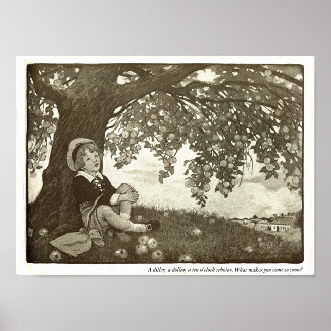 Poster Un Diller, Une Pépinière De Dollars Imprimer (Devant)