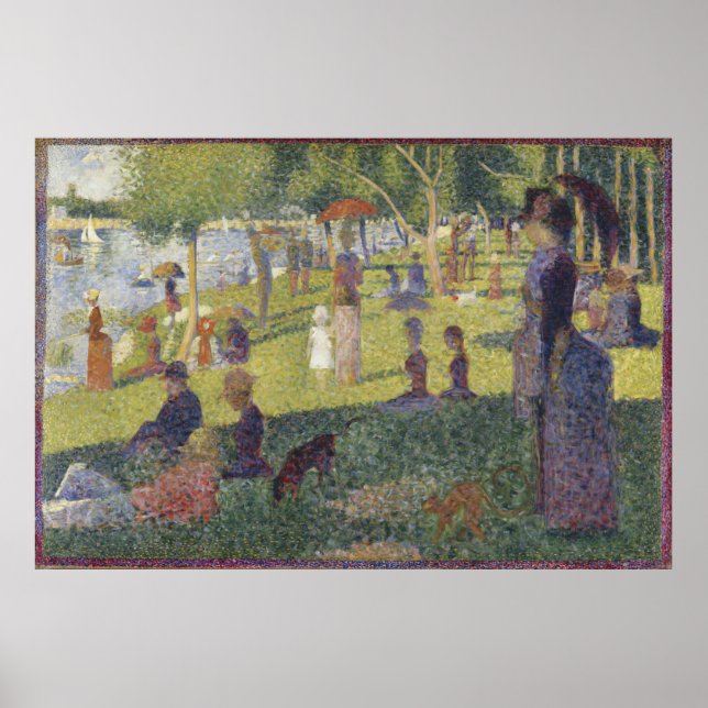 Poster Un Dimanche Après-Midi Île La Grande Jatte Seurat (Devant)
