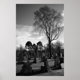 Poster Un endroit pour se reposer - Collection gothique B