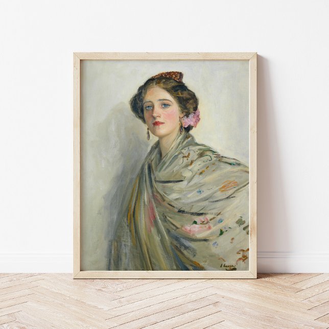 Poster Un Espagnol Juste, Mme Chowne | Sir John Lavery (Créateur téléchargé)