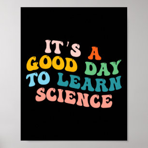 Poster Un Étudiant En Sciences Donne Un Bon Jour Pour App