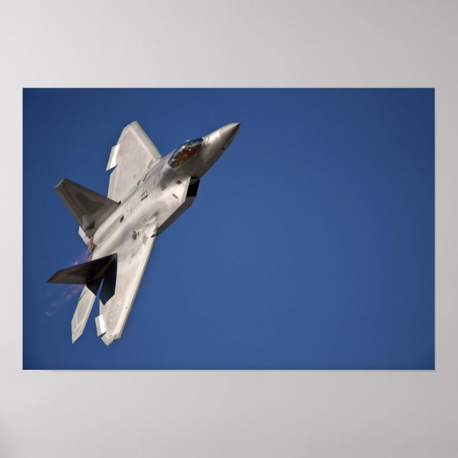 Poster Un F-22 Raptor (Devant)