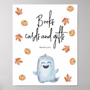 Poster Un fantôme mignon - Cartes de livres et cadeaux