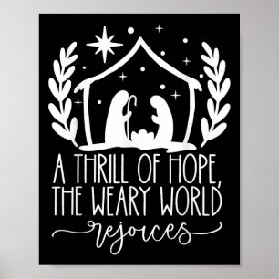 Poster Un Fou D'Espoir Nativité Christian Joyeux Christma