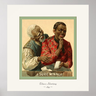 Poster Un gagnant sûr ~ 1895 ~ Publicité Vintage