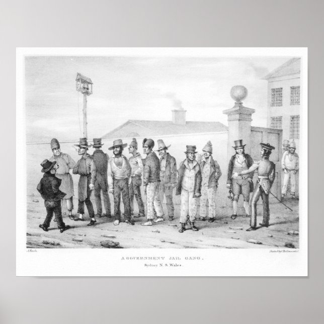 Poster Un gang de prisonniers du gouvernement (Devant)