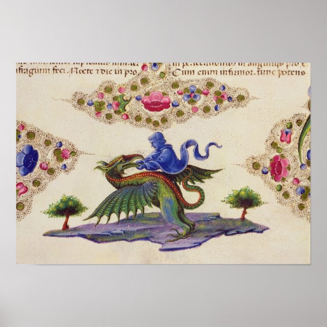 Poster Un géant et un monstre ailé (Devant)