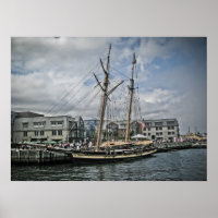 Un grand navire à Halifax