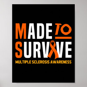 Poster Un Guerrier Fait Pour Survivre À La Sclérose En Pl