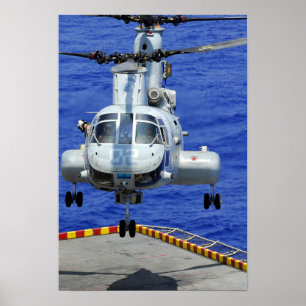 Poster Un hélicoptère CH-46E Sea Knight