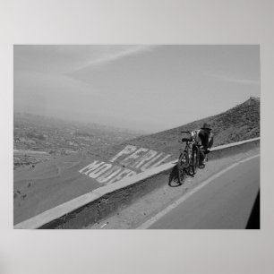 Poster Un homme, un vélo, Pérou.