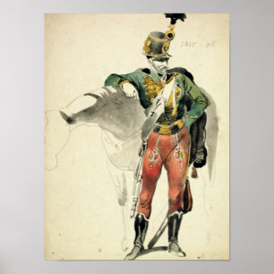 Poster Un Hussar du 9e régiment