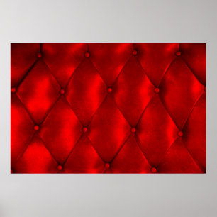 Poster Un imprimé à lèvres laissé par rouge à lèvres sur