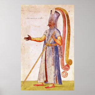 Poster Un Janissary ou un soldat, 1567