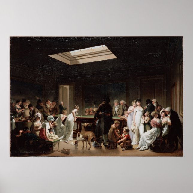 Poster Un jeu de billard (Devant)