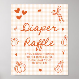 Poster Un jeu de tirage au sort de couches pour Baby Show