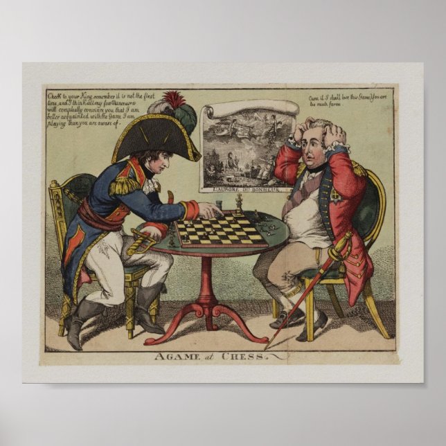 Poster Un jeu d'échecs (Devant)