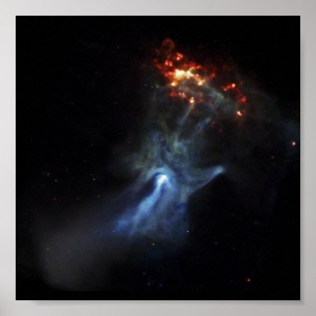 Poster Un Jeune Pulsar Montre Sa Main (Devant)