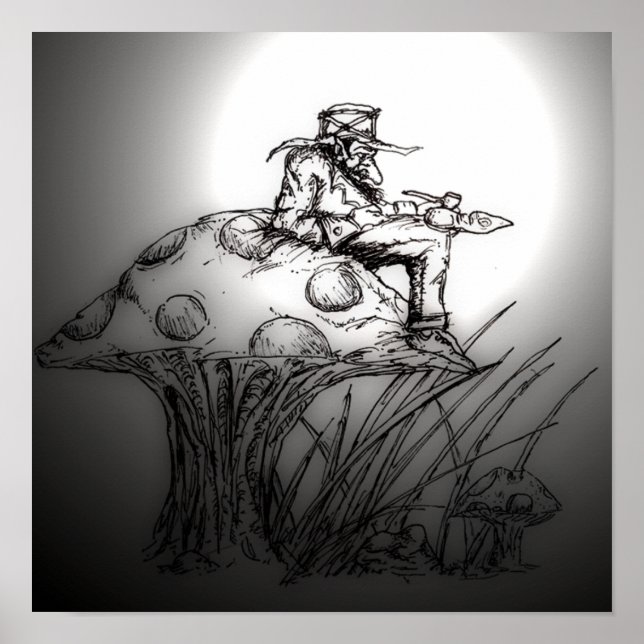 Poster Un Joli Tuyau Sur Un Toadstool (Devant)