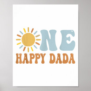 Poster Un joyeux Dada de l'Anniversaire Premier voyage au