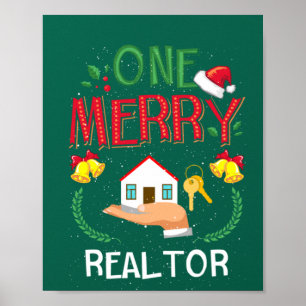 Poster Un joyeux Réalisateur Immobilier Vilain Noël