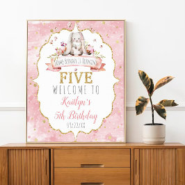 Poster Un lapin va atteindre cinq ans d'accueil