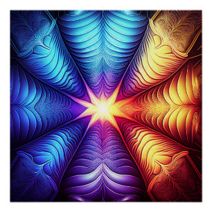 Poster Un Lyapunov très coloré Fractal